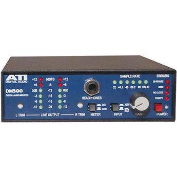 ATI Audio Inc DM500-2 Digital Audio Monitor and D/A with 230V Power Supply
