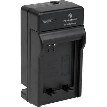 Pearstone Mini AC/DC Battery Charger for Samsung SLB-10