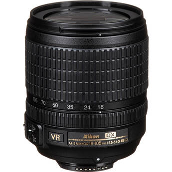 Nikon 18-105mm f/3.5-5.6G ED VR AF-S DX Nikkor Autofocus Lens