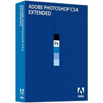 Adobe Photoshop CS4 Extended Image Editing Software for Windows