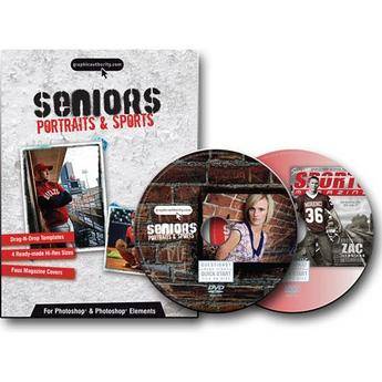 Graphic Authority Seniors: Portraits & Sports Photoshop Template Collection