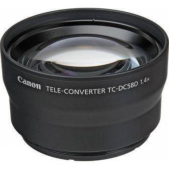 Canon TC-DC58D 58mm 1.4x Teleconverter Lens for PowerShot G10 Digital Cameras