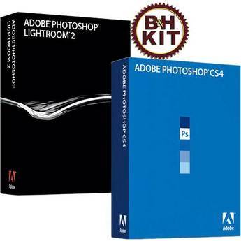 Adobe Photoshop CS4 and Photoshop Lightroom 2 Software Bundle for Mac