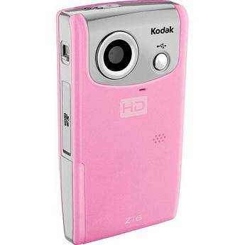 Kodak Zi6 Pocket Video Camera High Definition Camcorder (Pink)