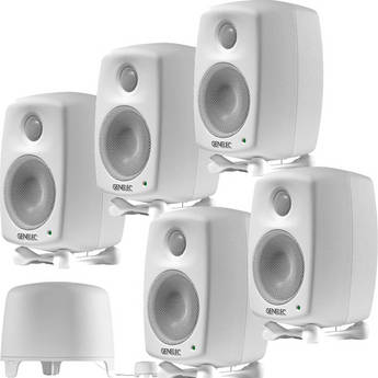Genelec 6010 SurroundPak Nearfield 5.1 Speaker System (White)