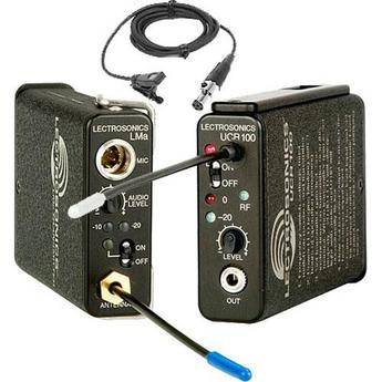 Lectrosonics 100 Series - Wireless UHF Lavalier Microphone System with M152 Lavalier