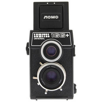 Lomography Lubitel  166+ 35mm/Medium Format Twin Lens Reflex (TLR) Camera with Built-in 75mm f/4.5 Lens