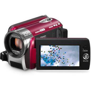 Panasonic SDR-H80 60GB Standard Definition Camcorder (Red)