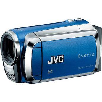JVC Everio S GZ-MS120 Flash Memory Camcorder (Topaz Blue)
