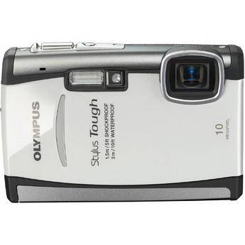 Olympus Stylus Tough-6000 Waterproof Digital Camera (White)