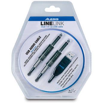Alesis LineLink - Dual 1/4" to USB Cable
