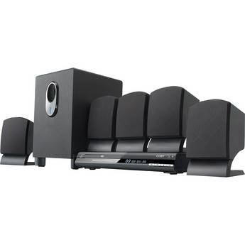 Coby DVD765 5.1-Channel DVD Home Theater System - Black floorstanding speakers Coby DVD765 5.1-Channel DVD Home Theater System - Black floorstanding speakers