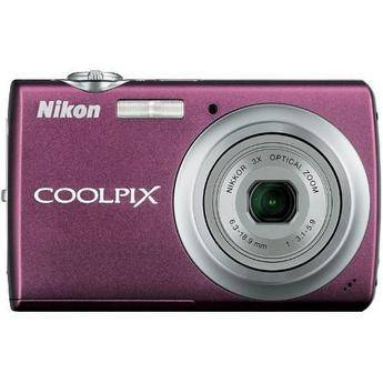 Nikon Coolpix S220 Digital Camera (Plum)