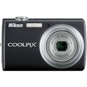Nikon Coolpix S220 Digital Camera (Jet Black)