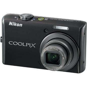 Nikon Coolpix S620 Digital Camera (Jet Black)