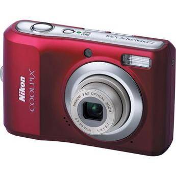 Nikon Coolpix L20 Digital Camera (Deep Red)