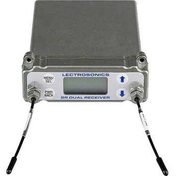 Lectrosonics SR Dual-Channel Slot Mount ENG Receiver With Removable Antennas