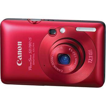 Canon C�mera Digital PowerShot SD780 IS (Vermelha)