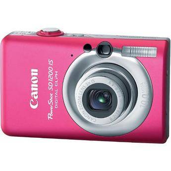 Canon PowerShot SD1200 IS Digital Camera (Pink)