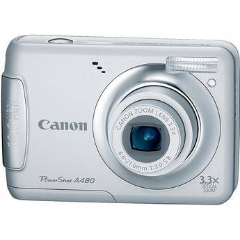 Canon PowerShot A480 Digital Camera (Silver)