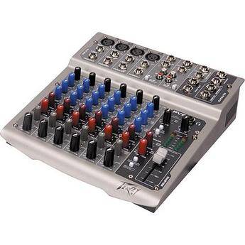 Peavey PV8 USB Live Sound Mixer with 8 Channels and USB
