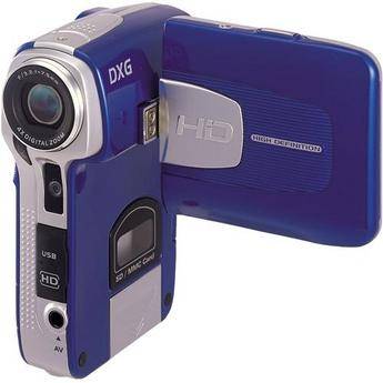 DXG DXG-579V High Definition Camcorder (Royal Blue)