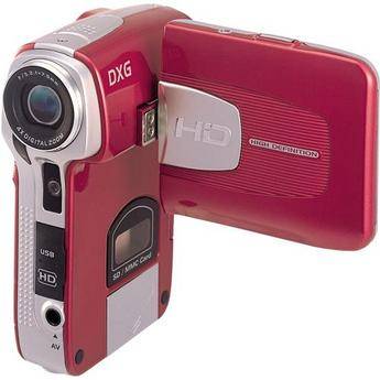 DXG DXG-579V High Definition Camcorder (Cardinal Red)