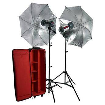 Photoflex Starflash 150Ws 2 Dual Umbrella Kit with Case