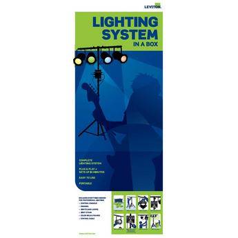 NSI / Leviton Par 56 4 Light D4DMX/N3004 Mini Kit (Black)