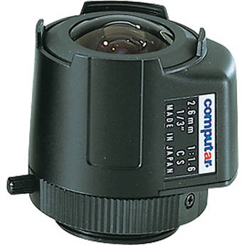 American Dynamics LD2616CS 1/3" CS Mount 2.6mm f/1.6 DC Auto Iris Lens