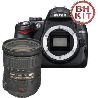 Nikon D5000 SLR Digital Camera with 18-200mm Zoom Lens