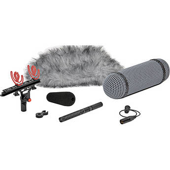 DPA Microphones 4017-R Professional Short Shotgun Microphone with Rycote Accessories
