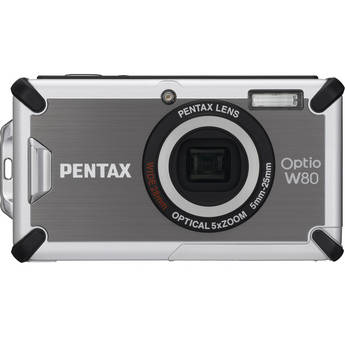 Pentax C�mera Digital Optio W80 (Cinza Pistola)