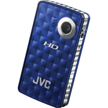 JVC PICSIO GC-FM1 HD Memory Camera (Blue Steel)