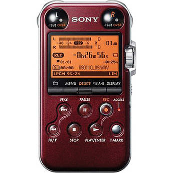 Sony PCM-M10 Portable Audio Recorder (Red)