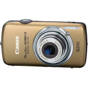 Canon PowerShot SD980 IS Digital Camera (Gold)