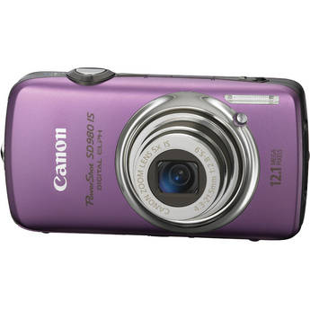 Canon PowerShot SD980 IS Digital Camera (Purple)