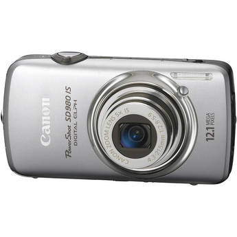 Canon PowerShot SD980 IS Digital Camera (Silver)