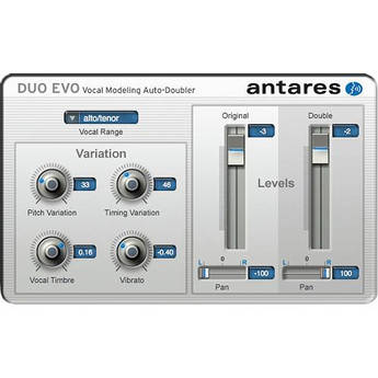 Antares Audio Technologies DUO Evo - Vocal Modeling Auto-Doubler Plug-In