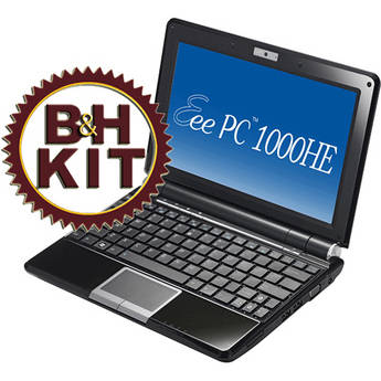 ASUS Eee PC 1000HE Netbook Computer with Targus Notebook Accessory Kit (Black)