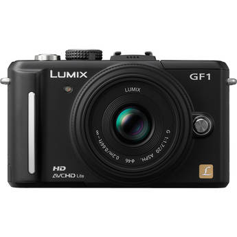 Panasonic Lumix DMC-GF1 Digital Camera with 20mm f/1.7 Lens