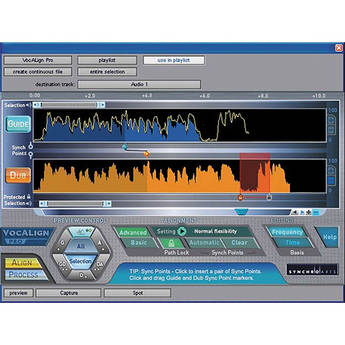 Digidesign Syncro Arts VocALign Pro - Vocal Alignment and Syncing Plug-in