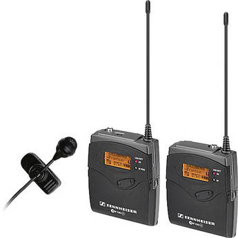 Sennheiser ew 122-p G3 Camera Mount Wireless Microphone System with ME4 Lavalier Mic - G (566-608 MHz)