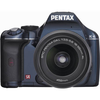 Pentax Pentax K-x Digital SLR with 18-55mm Zoom Lens (Navy)