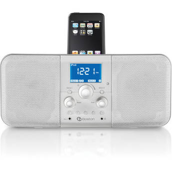 Boston Acoustics Duo-i plus AM/FM Stereo Radio with iPhone/iPod Dock (White)