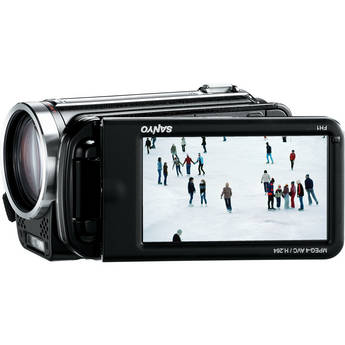 Sanyo VPC-FH1ABK Dual Camera Xacti Camcorder (Black)