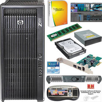 B&H Photo PC Pro Workstation Avid Media Composer 5.5 Turnkey System