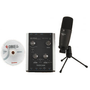 Tascam Track Pack X2 - USB 2.0 Computer Audio Interface & Microphone Kit