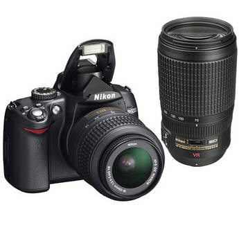 Nikon D5000 Digital SLR Camera Kit with 18-55mm VR & 70-300mm VR Lenses