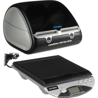 Dymo Desktop Mailing Solution Twin Turbo LabelWriter & Scale (Black & Silver)